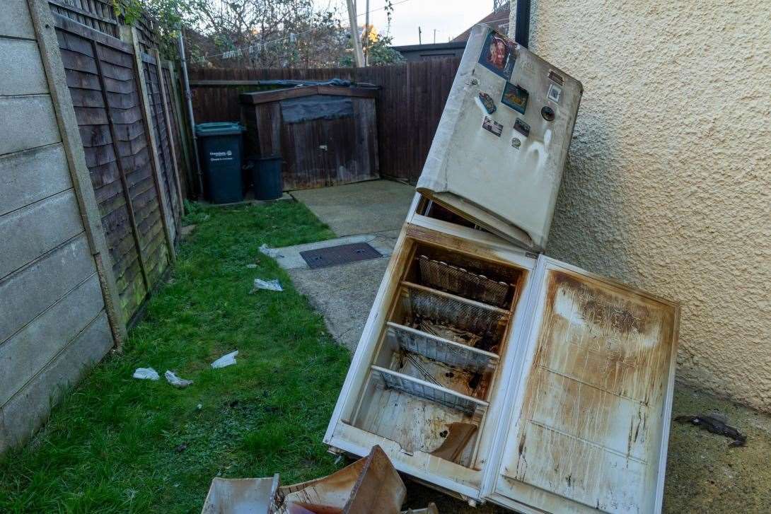 An electrical fault in a fridge freezer is thought to have caused the blaze. Picture: Kent Fire and Rescue Service