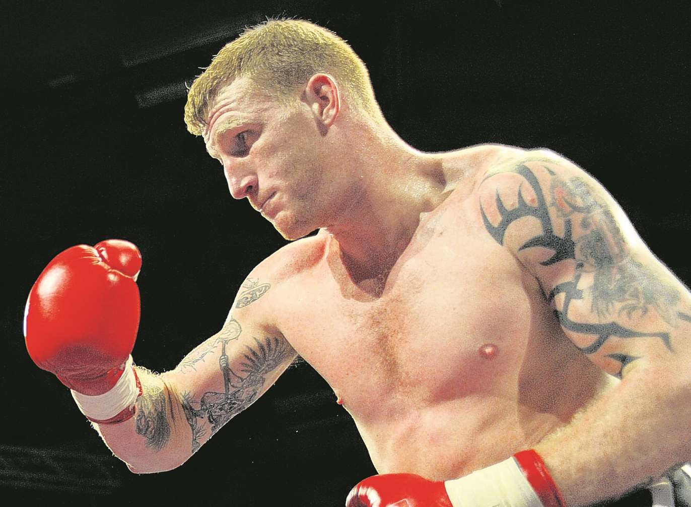 Heavyweight boxer Tom Dallas Picture: Barry Goodwin