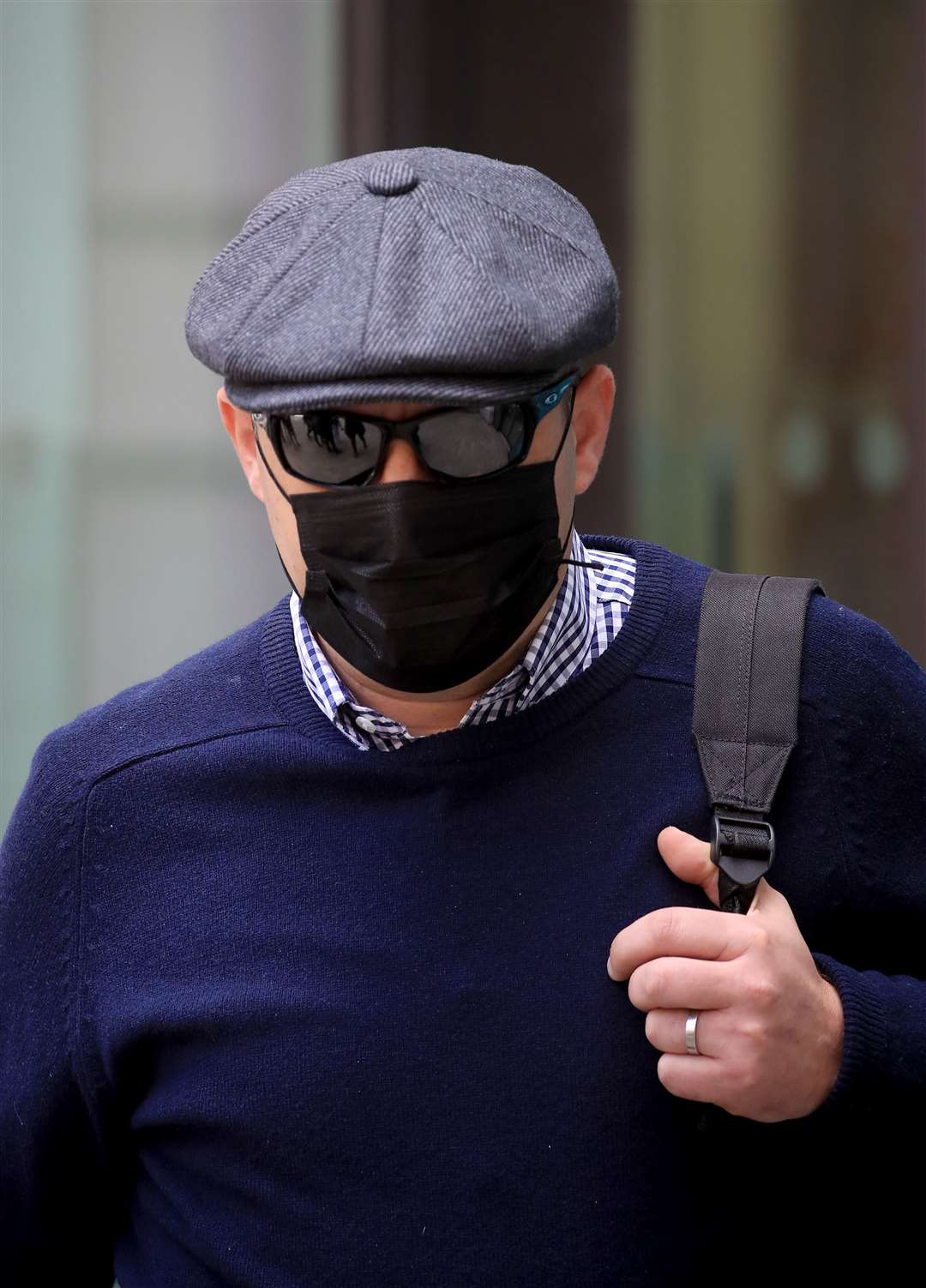 Pc Deniz Jaffer arrives at Westminster Magistrates’ Court, London, for an earlier hearing (Gareth Fuller/PA)