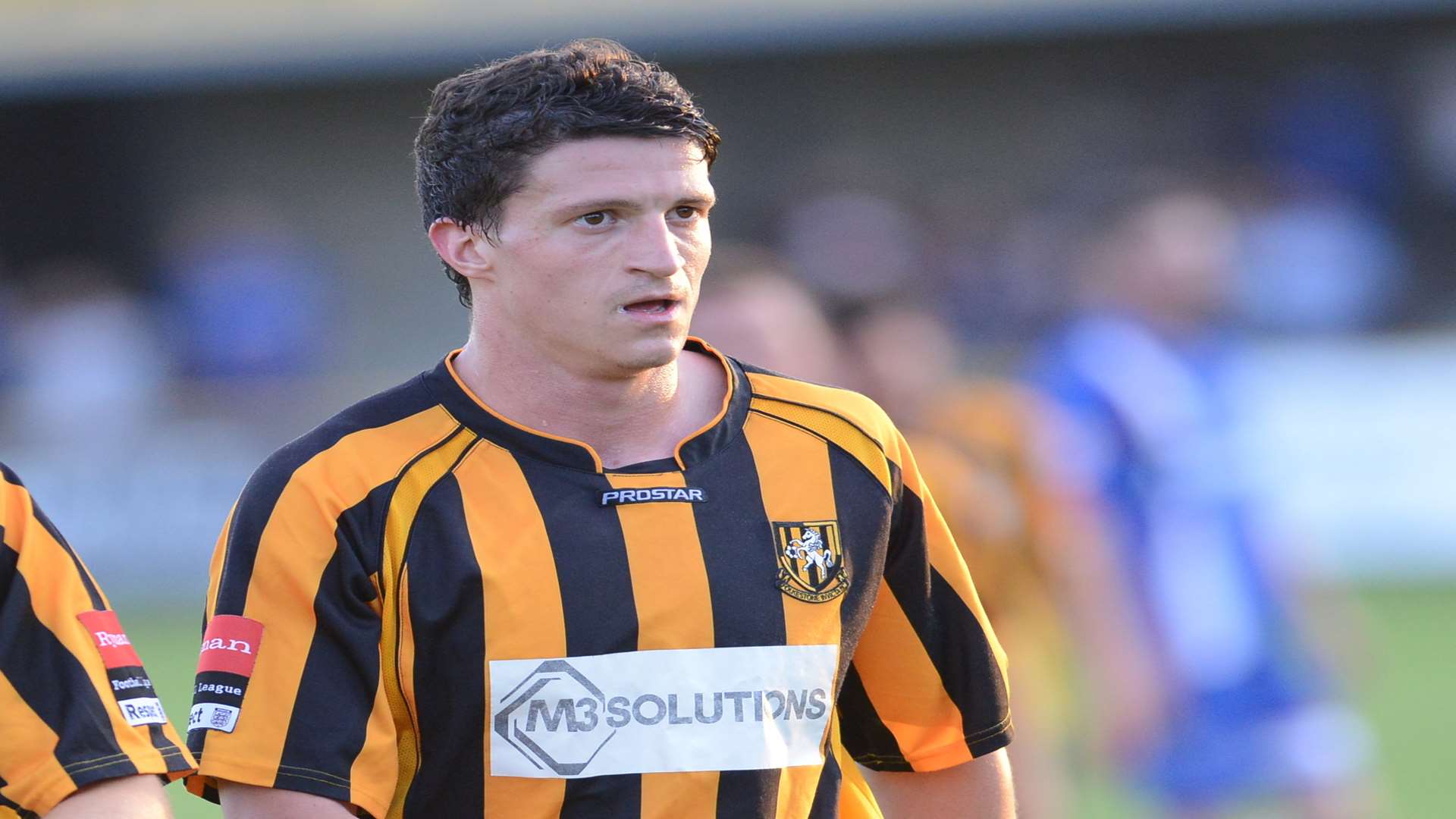 Former Gills youth player Frankie Chappell was celebrating the start of his testimonial year at Folkestone Picture: Gary Browne