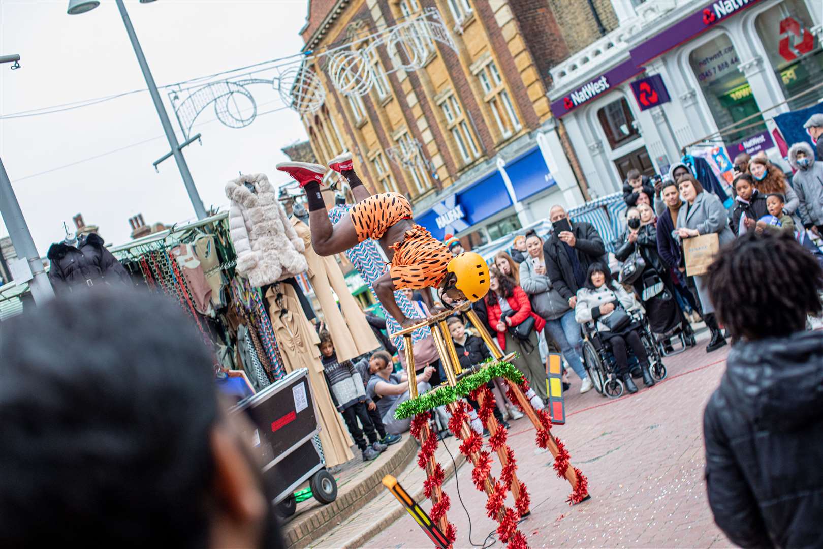 Acrobat provided by Cohesion Plus. Picture: Dartford Borough Council