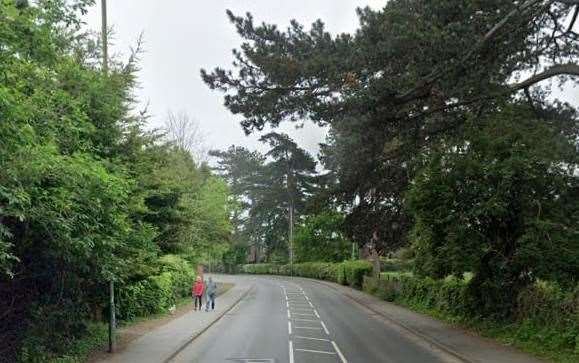 The alleged incident happened near the fire station in Maidstone Road. Picture: Google Maps