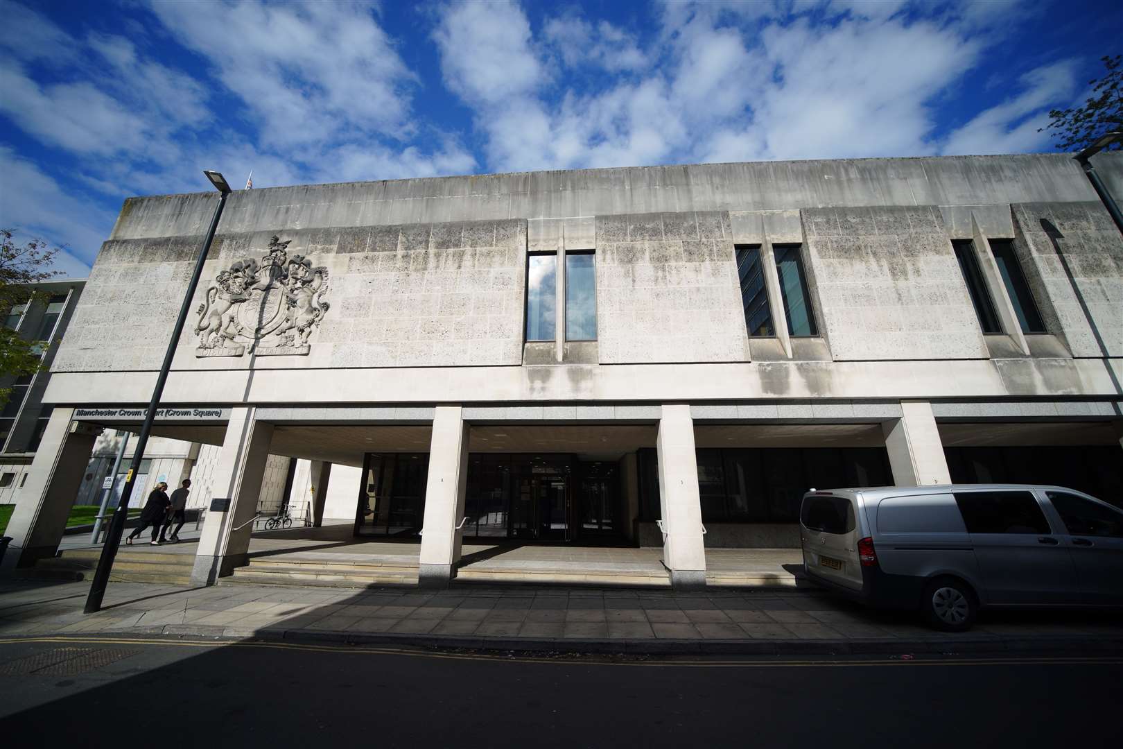 Manchester Crown Court where two teenagers are on trial for the murder of Brianna Ghey (Peter Byrne PA)