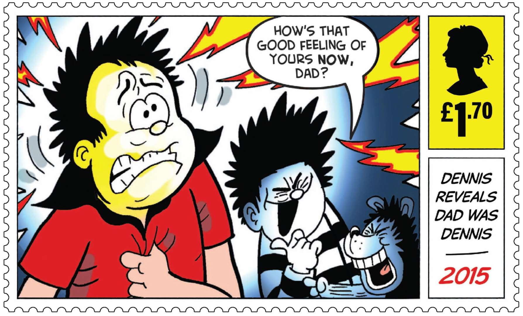 Dennis the Menace has featured in the Beano for decades (Royal Mail/PA)