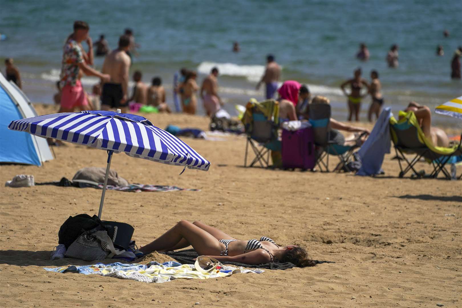 Temperature records were set over the weekend (Steve Parsons/PA)