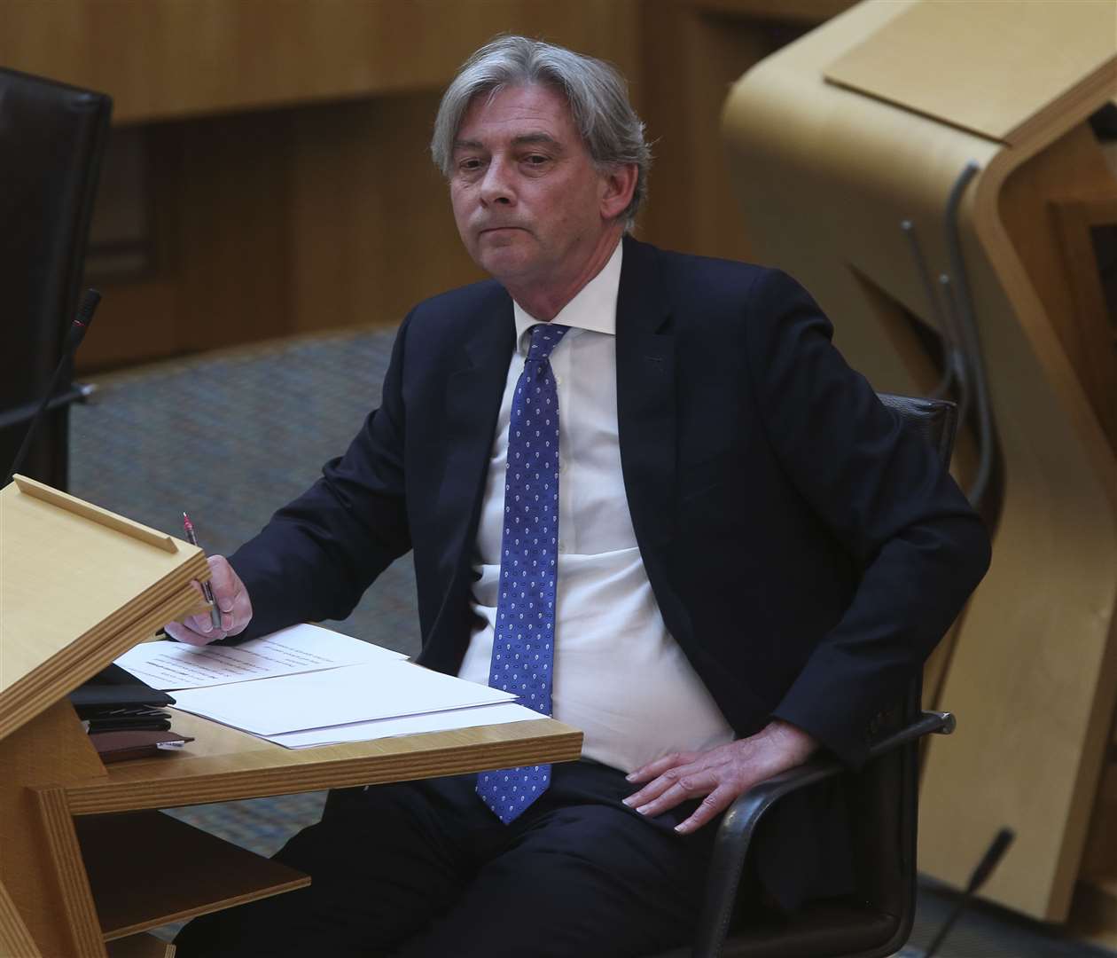 Scottish Labour leader Richard Leonard said the officer has ‘serious questions to answer’ (PA)