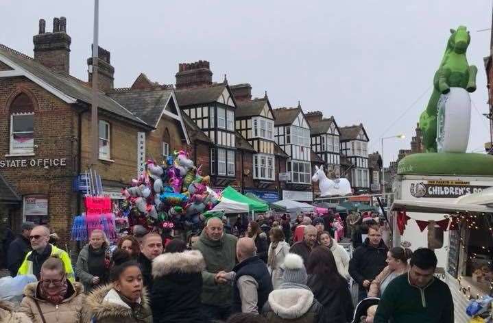 The Westgate Christmas fair and switch-on regularly attracts hundreds of people (21914982)