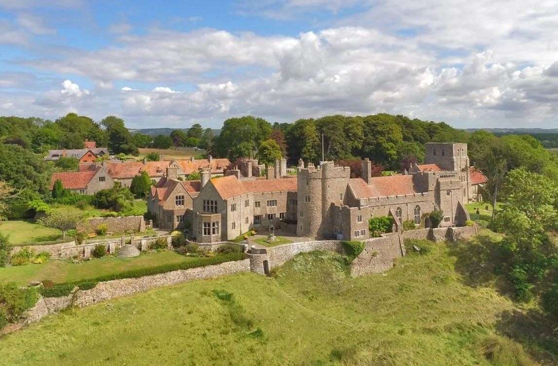 Lympne Castle near Hythe. Picture: Zoopla/Savills