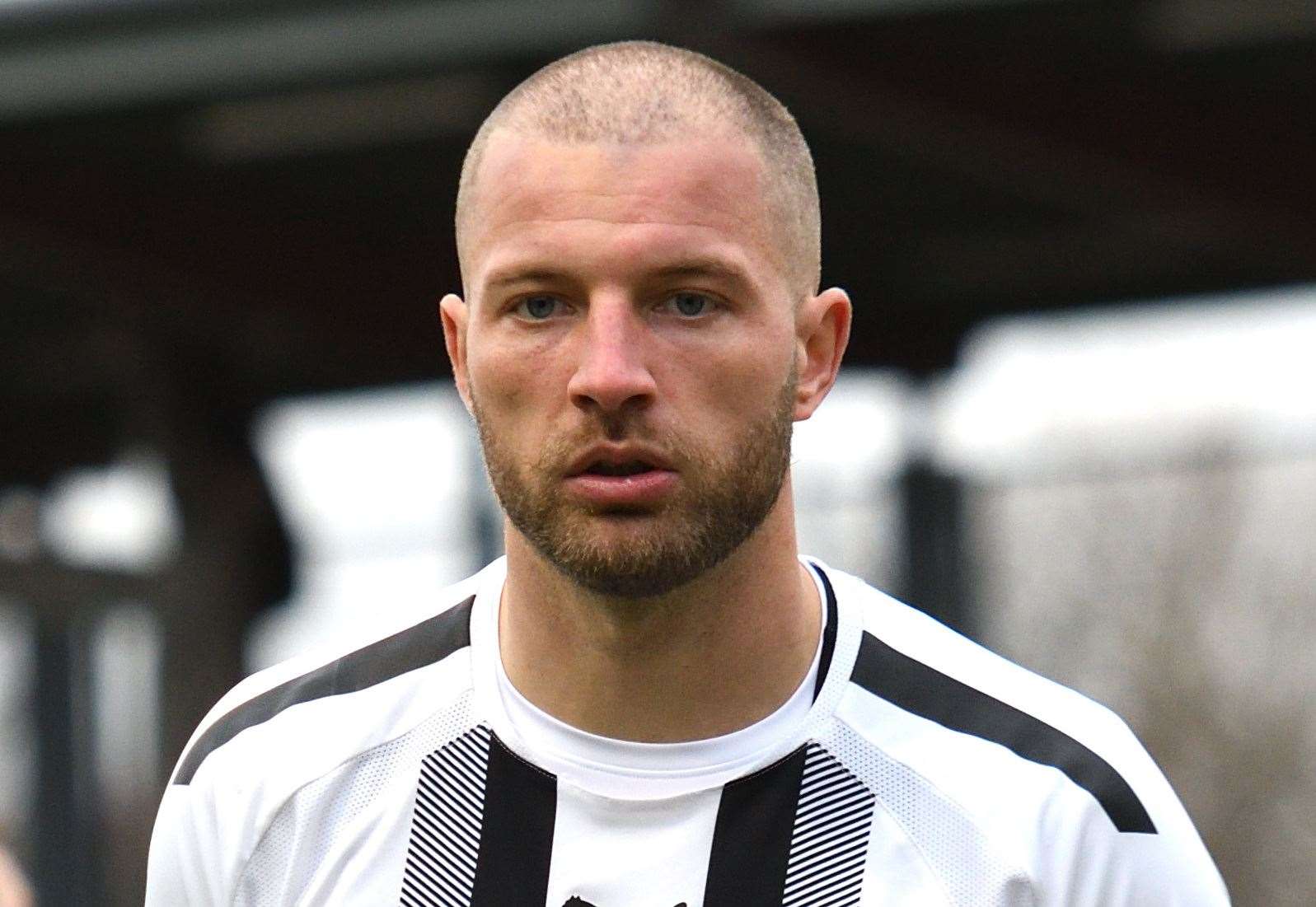 Luke Coulson - had given Dartford a first-half lead on Saturday. Picture: Simon Hildrew