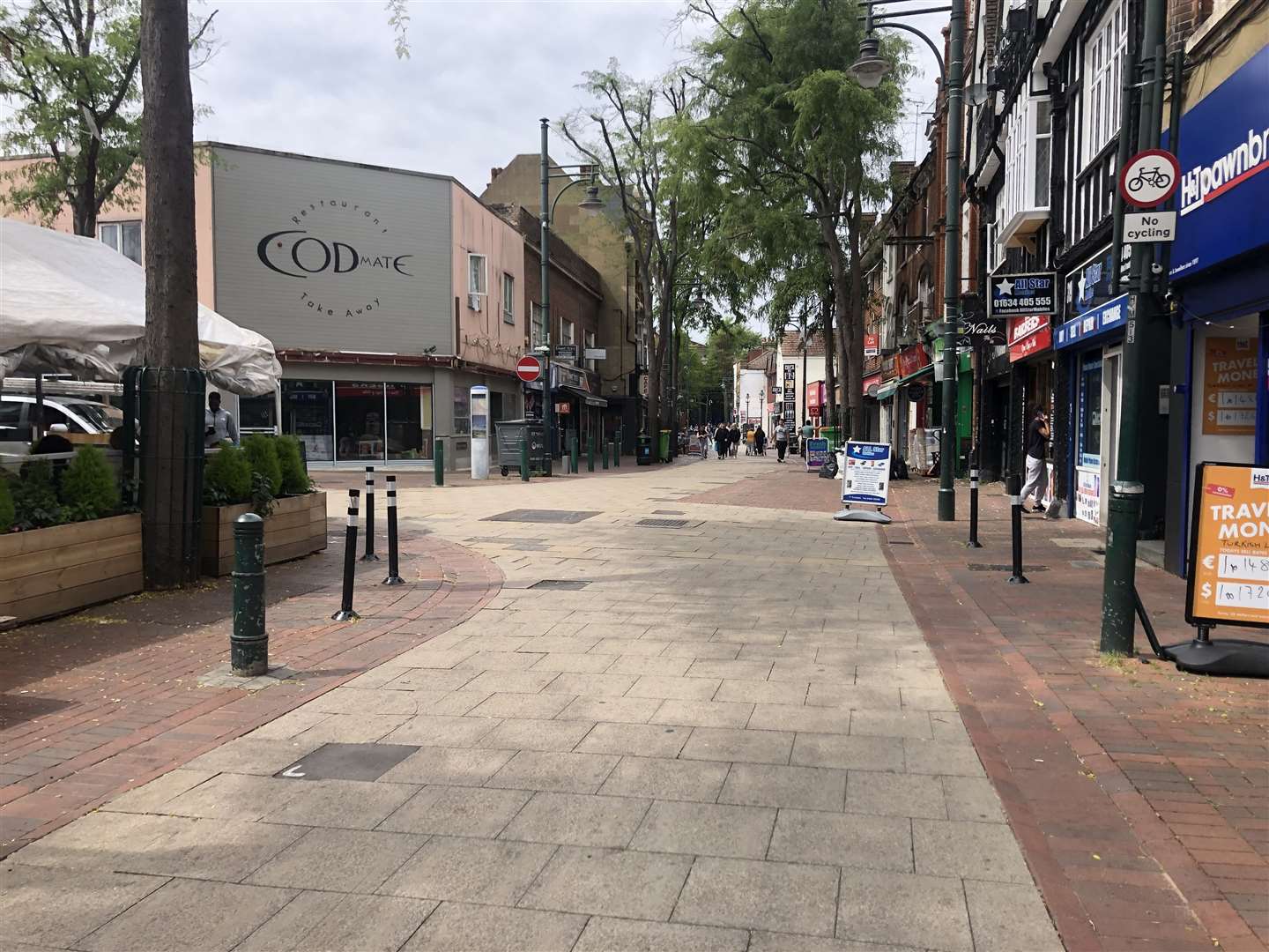 Andrews abandoned the confused pensioner in Chatham town centre. Stock picture