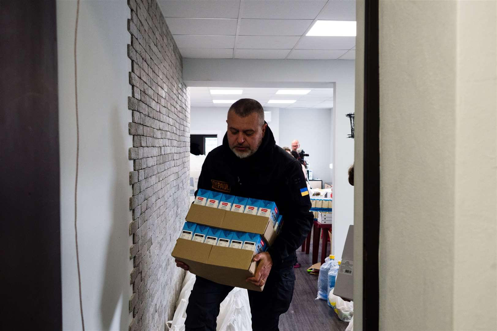 Father Vitaliy Novak is charity organiser of Depaul International (Maciek Musialek/DEC/PA)