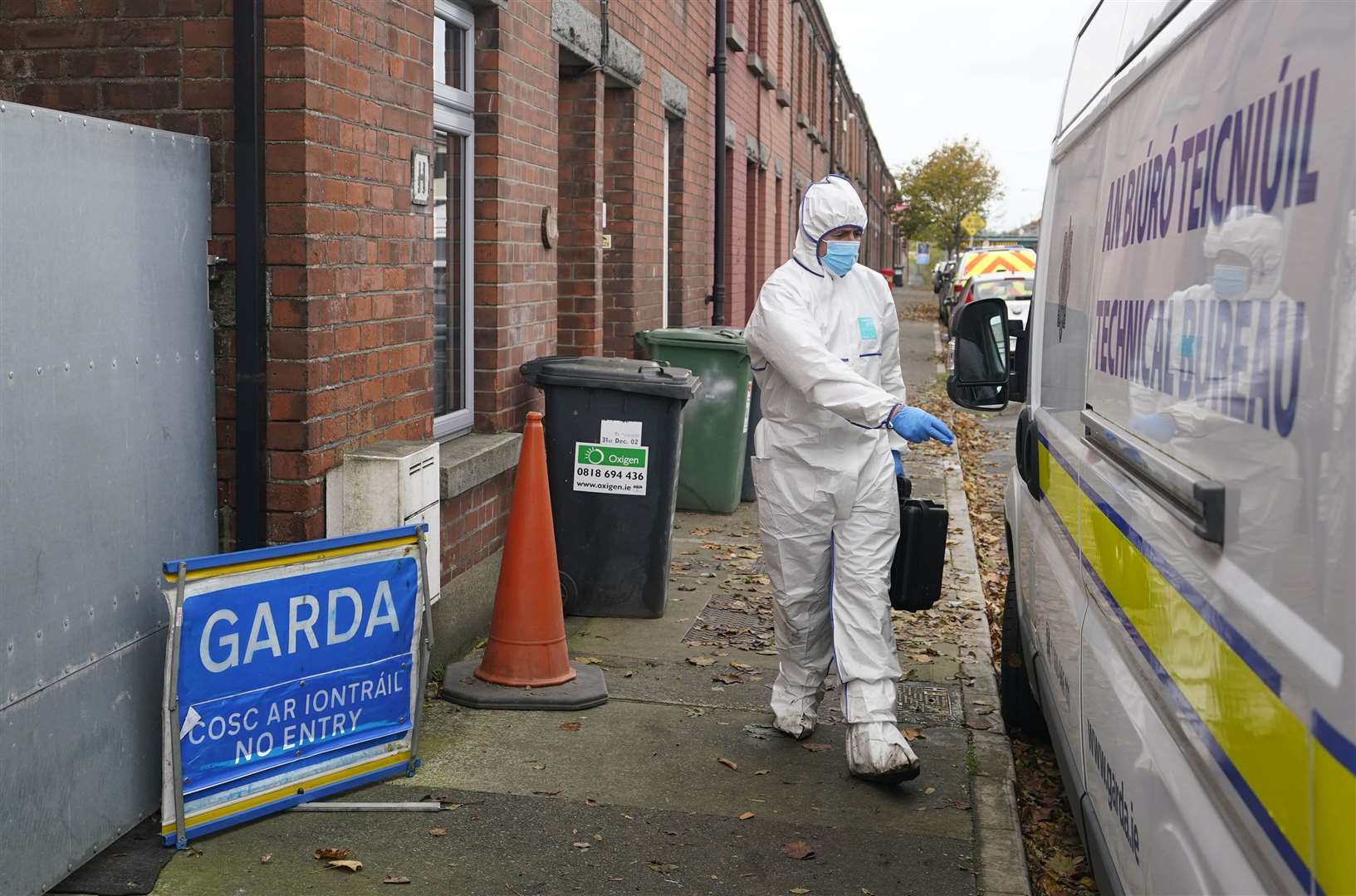 Gardai searched a former family home of Kyran in Dundalk, Co Louth, in October (Niall Carson/PA)