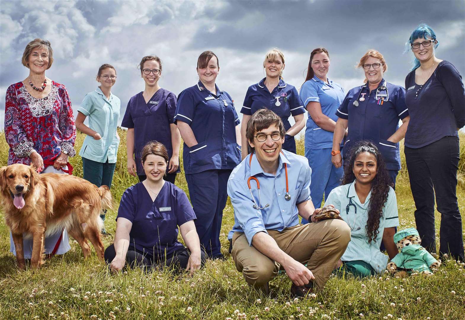 Inside the Vets show films staff at Montgomery Veterinary Clinic in Smeeth