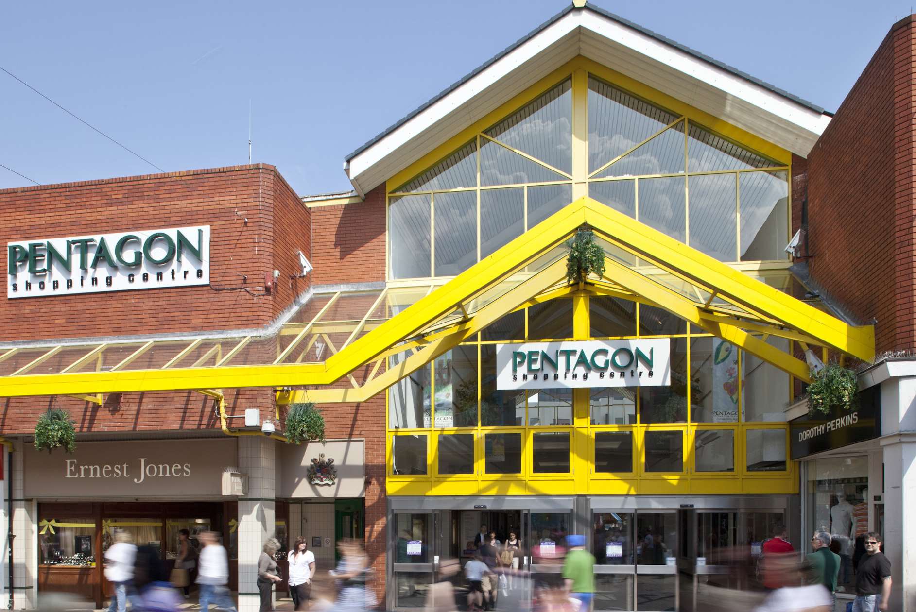 Pentagon Shopping Centre, Chatham. Picture John Sturrock