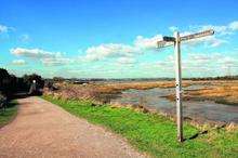 Signs at Riverside Country Park, Gillingham