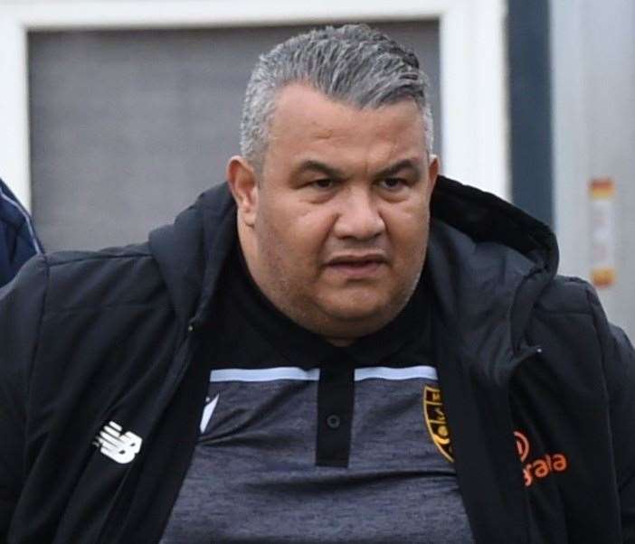 Maidstone United manager Hakan Hayrettin. Picture: Steve Terrell