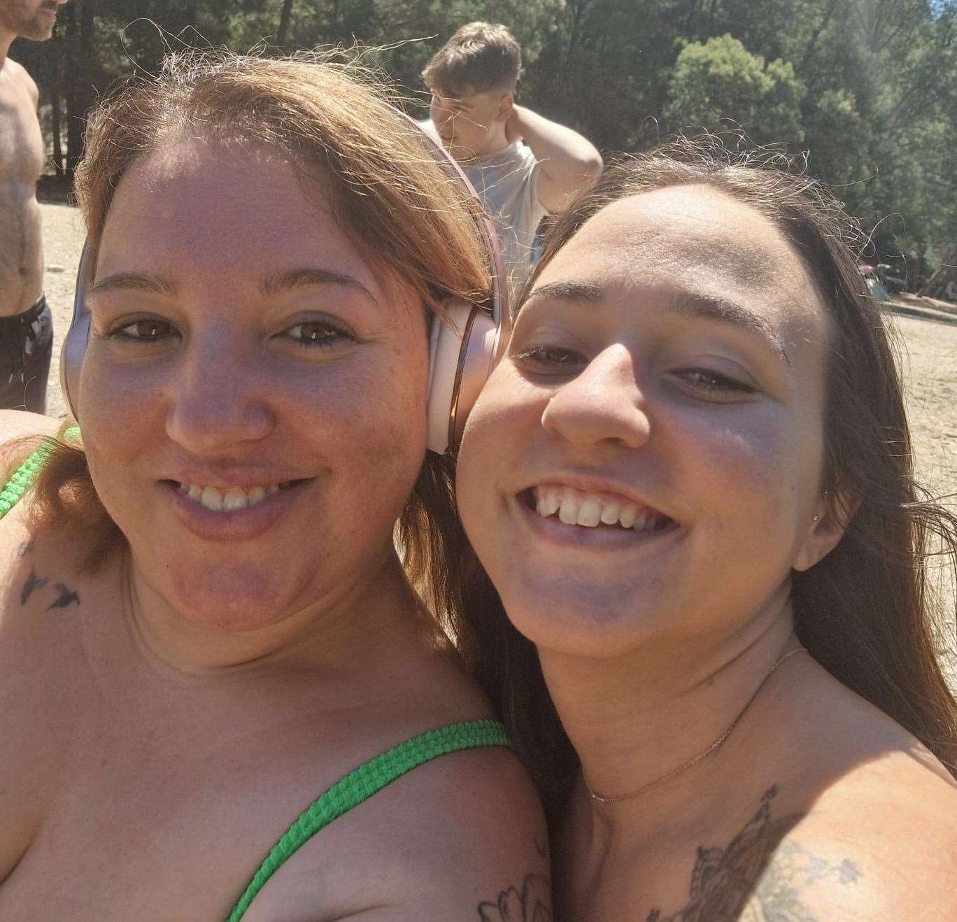 Ashford woman Patricia Araujo (right), pictured with her aunt Claudia Sousa (left). Picture: Claudia Sousa