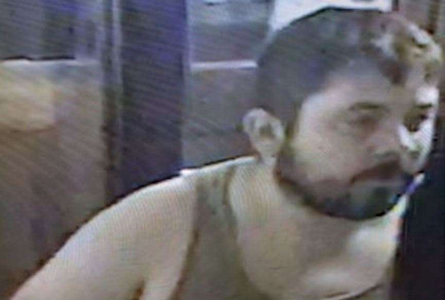 Police have released a CCTV image of a man after a reported assault in Canterbury Road, Ashford. Picture: Kent Police