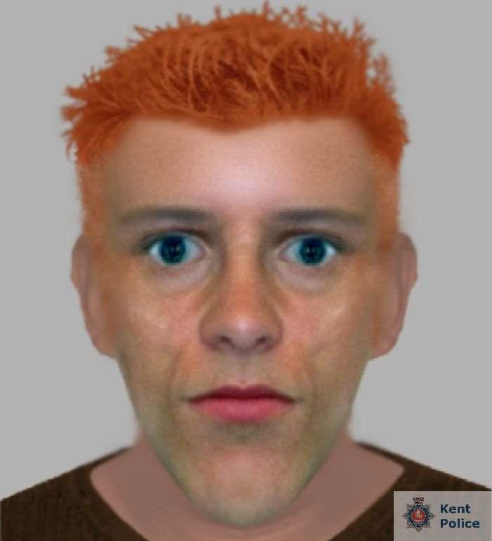 Police released this E-fit image. Pic: Kent Police