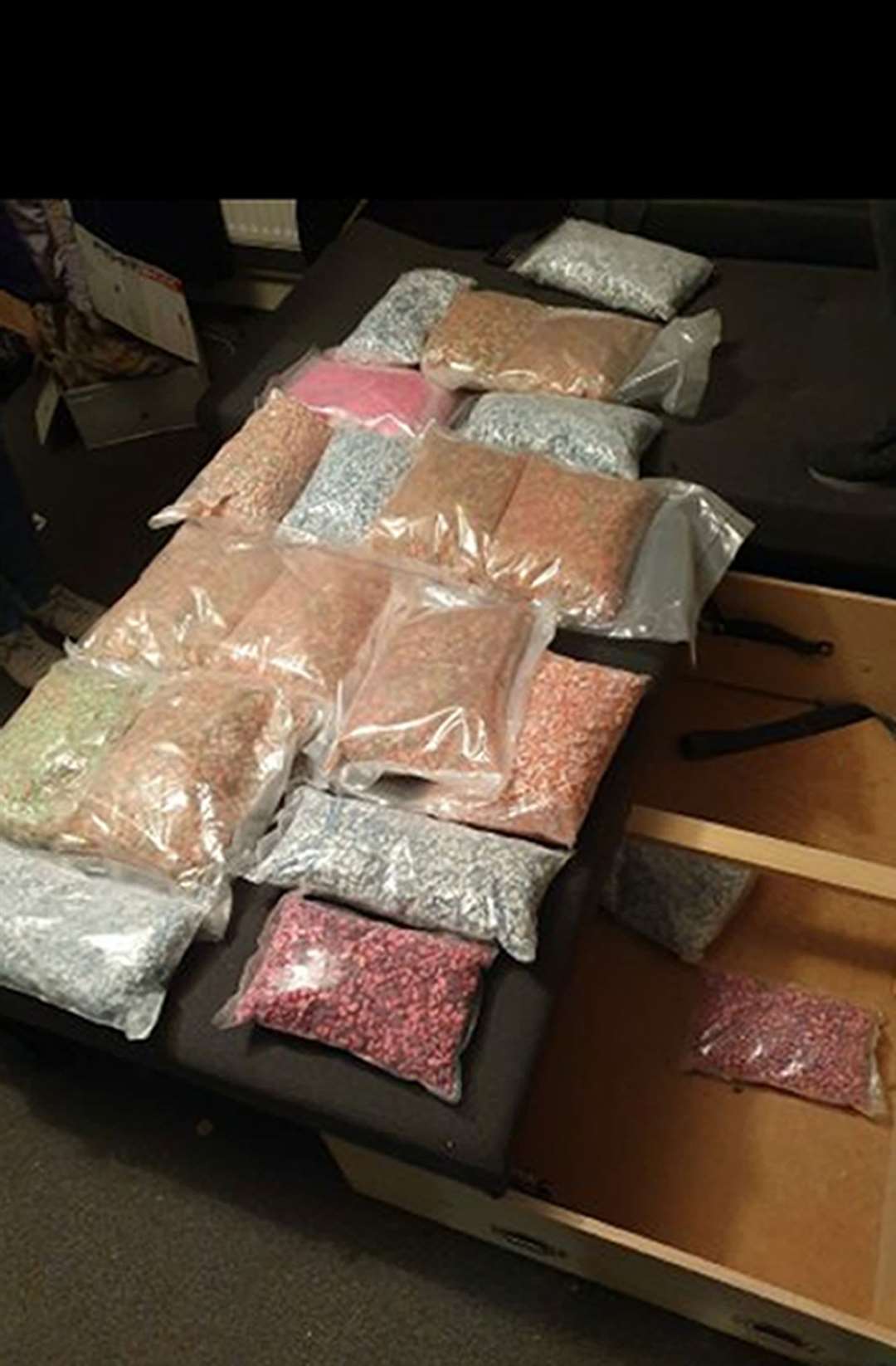 Drugs seized in the London flat of Patrick Scotland (Metropolitan Police/PA)