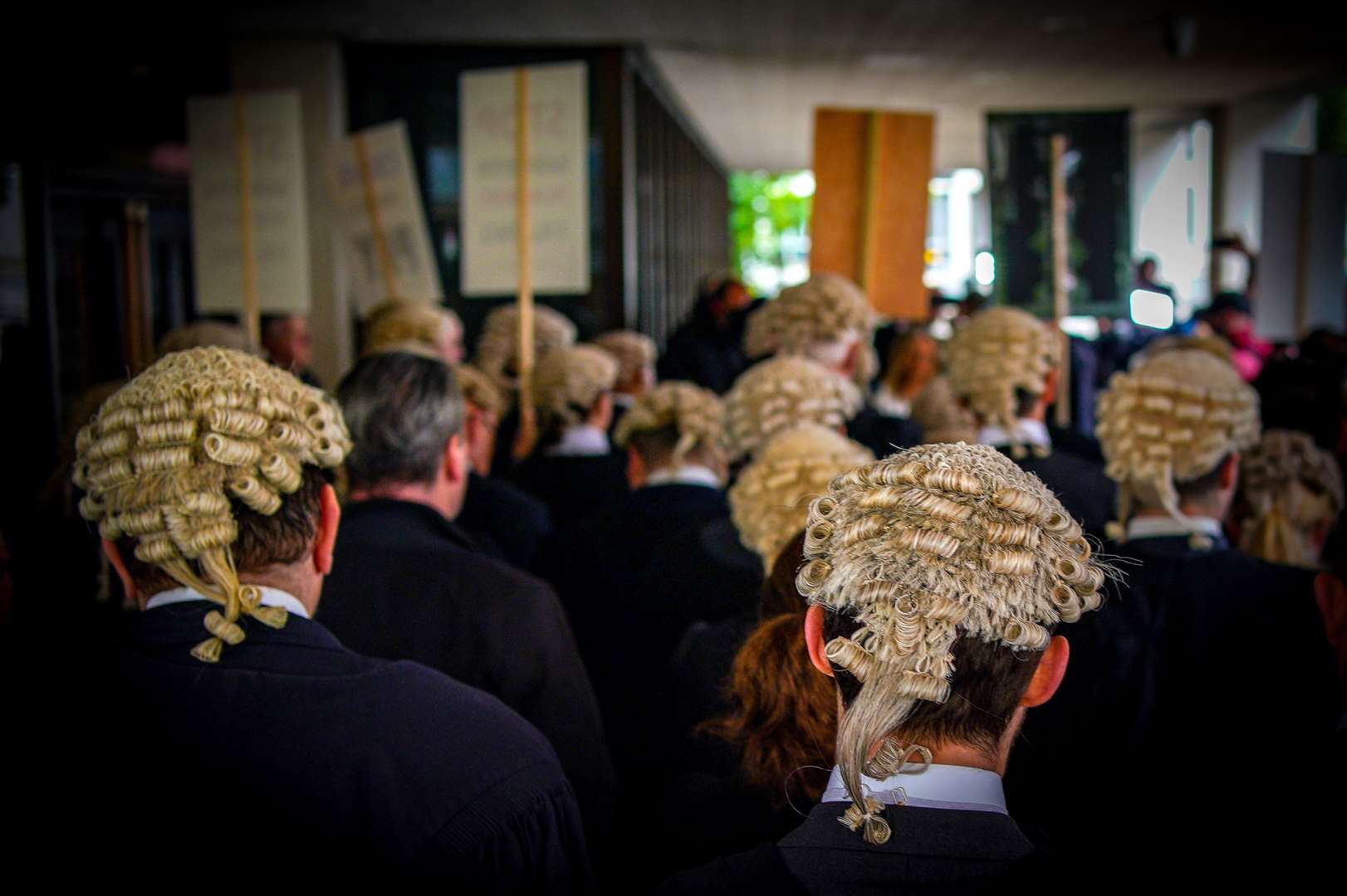 Court walkouts took place earlier this week (Peter Byrne/PA)