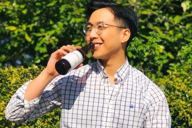 Mark Wong is hoping to taste success with his new alcohol free lager