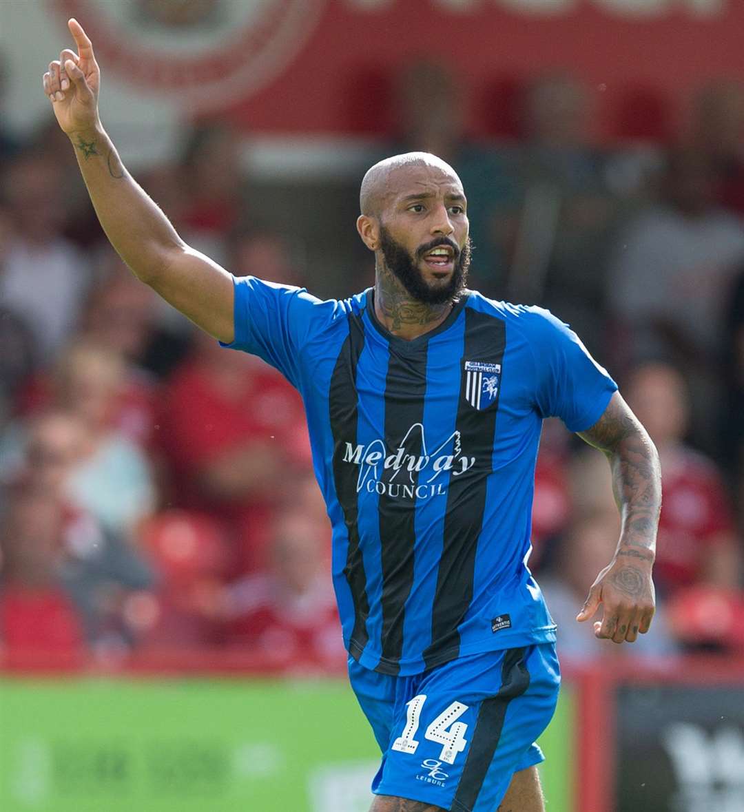 Josh Parker celebrates after scoring his goal. Picture: Ady Kerry