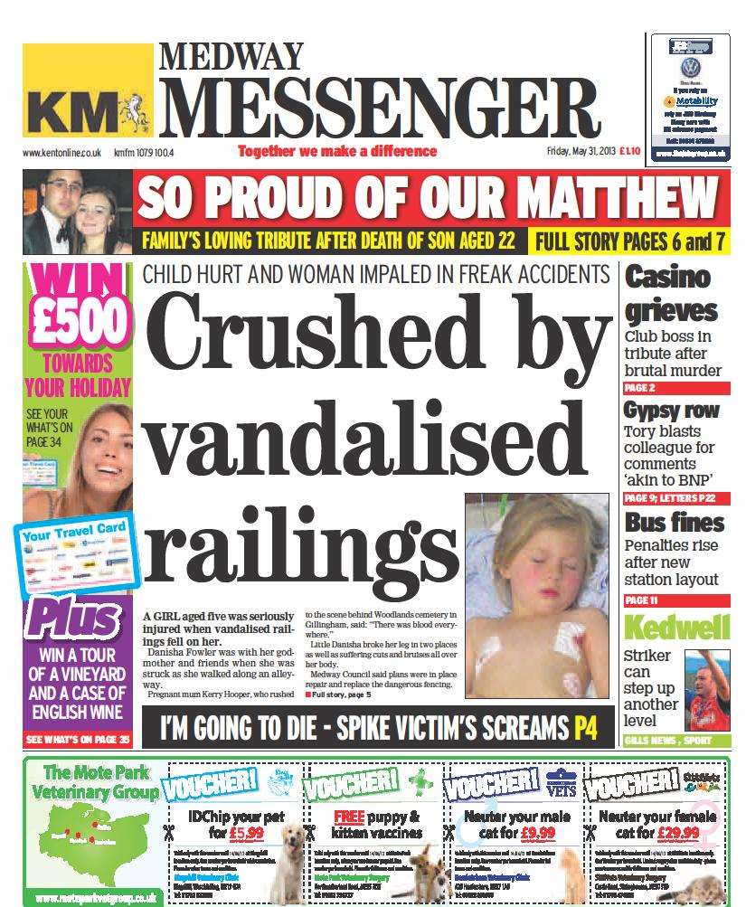 Medway Messenger, Friday, May 31