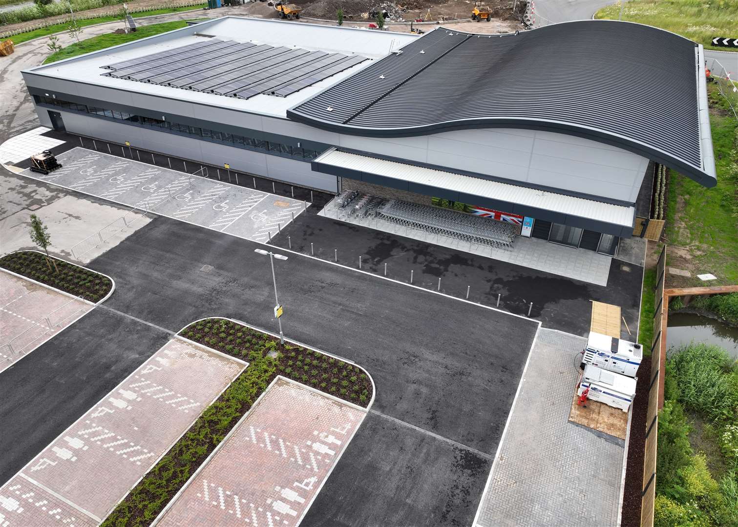 The new £9 million Aldi store in Neats Court, Queenborough. Picture: Phil Drew