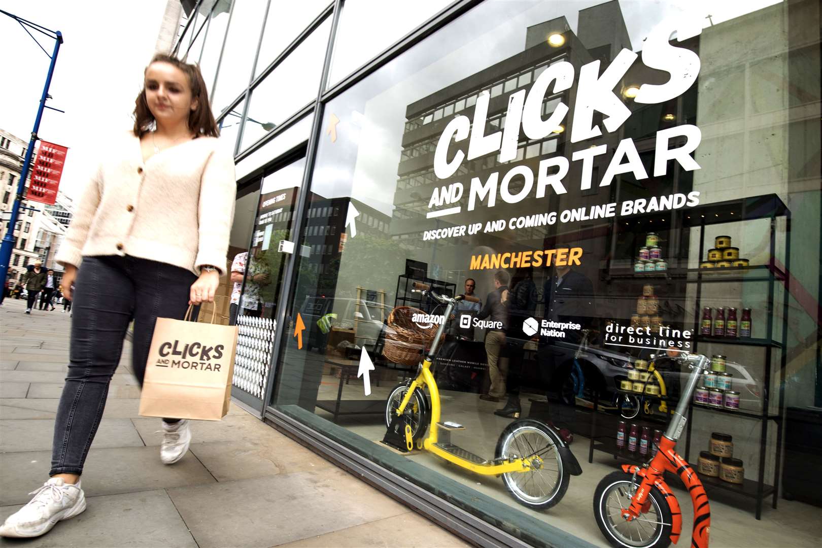 Amazon opened its first physical store in Manchester (Anthony Devlin/PA)