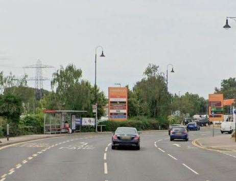 The crash happened in Crayford near Stadium Way and the Sainsbury's supermarket. Photo: Google