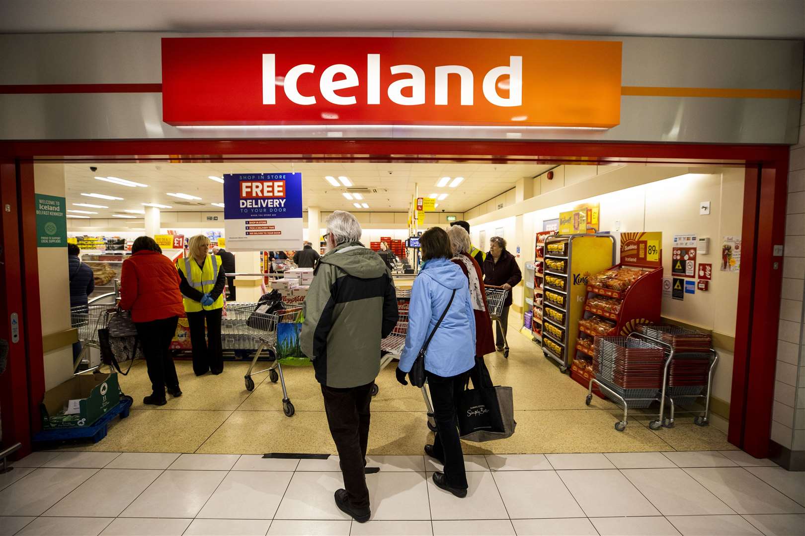 The boss of Iceland has criticised the decision to exclude shop workers from those exempt (PA)