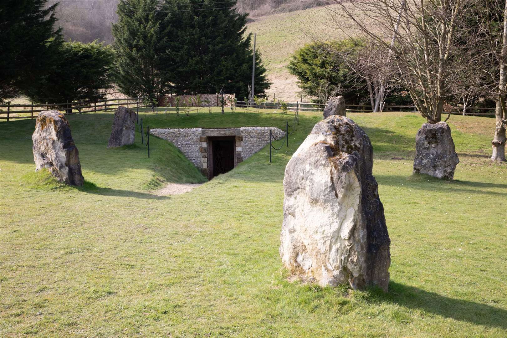 Holly Barrow, a modern interpretation of a Neolithic long barrow, has opened at The Lost Village of Dode
