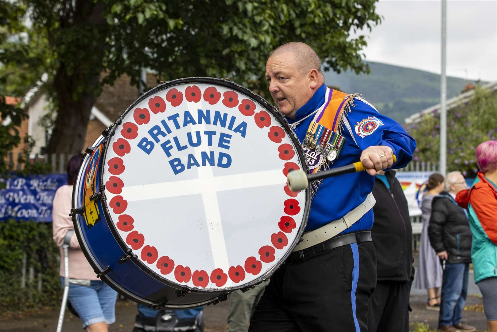 There will be 573 loyal order parades on July 12 (Liam McBurney/PA)