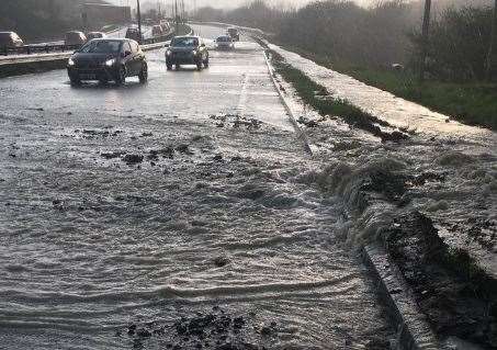 The A249 after the main burst