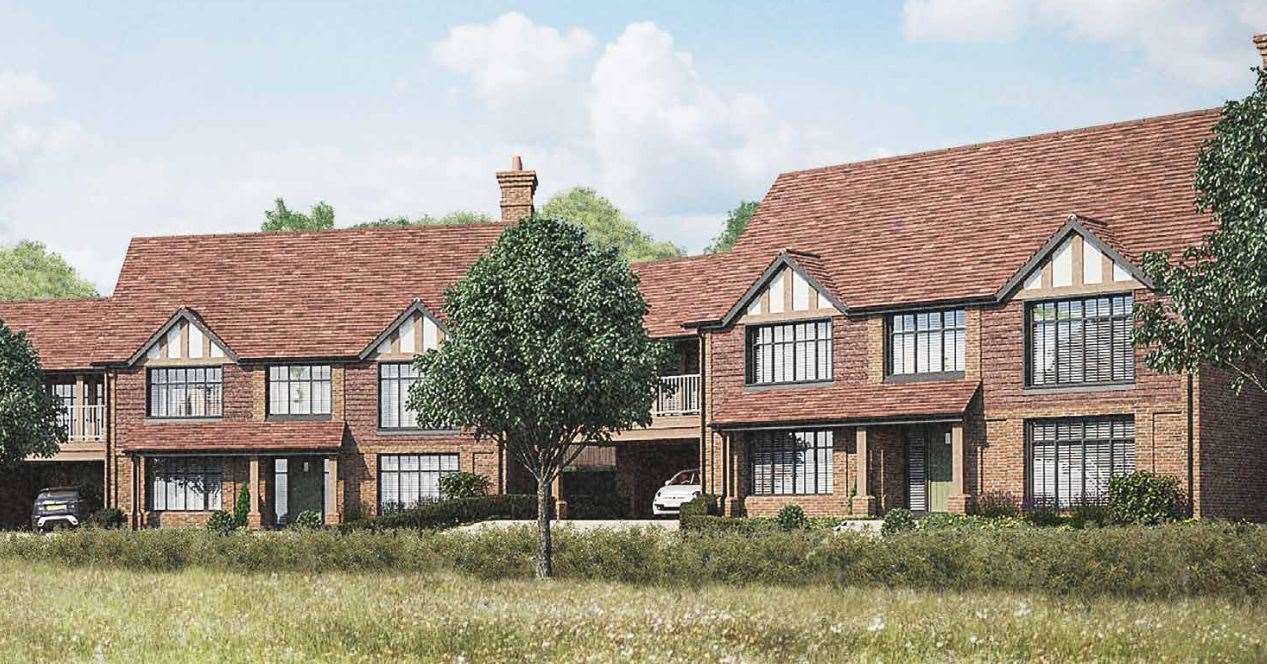 There would be a mix of properties on the former Benenden Hospital site. Picture: Esquire Developments and Clague Architects