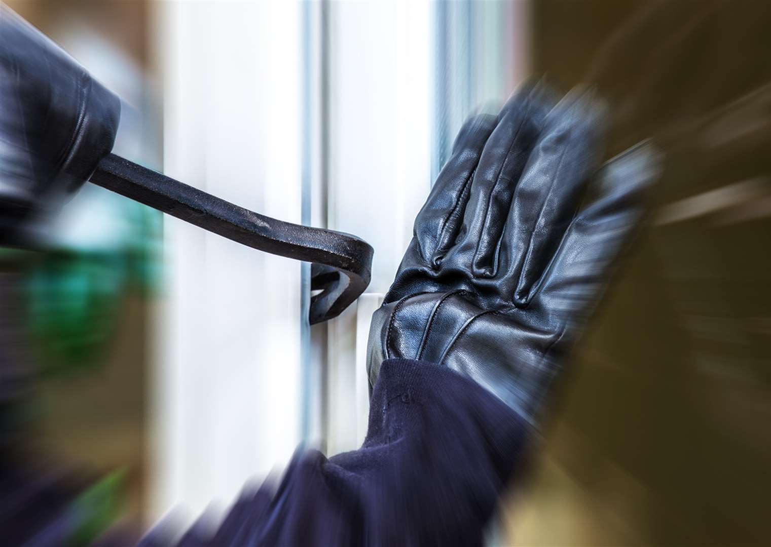 Two people breaking into the shed on October 29. Stock picture