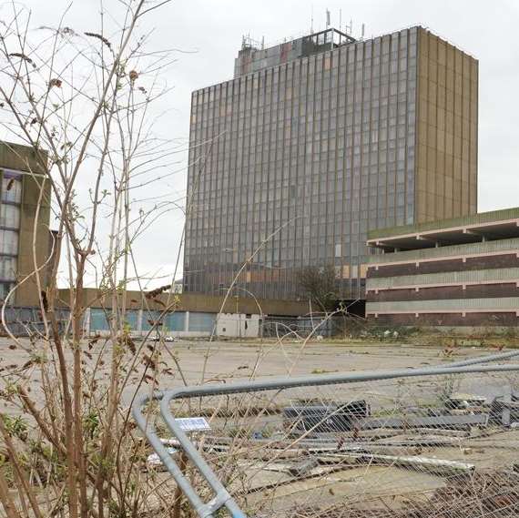 The lifeless Dover Town Investment Zone area, due to be developed.