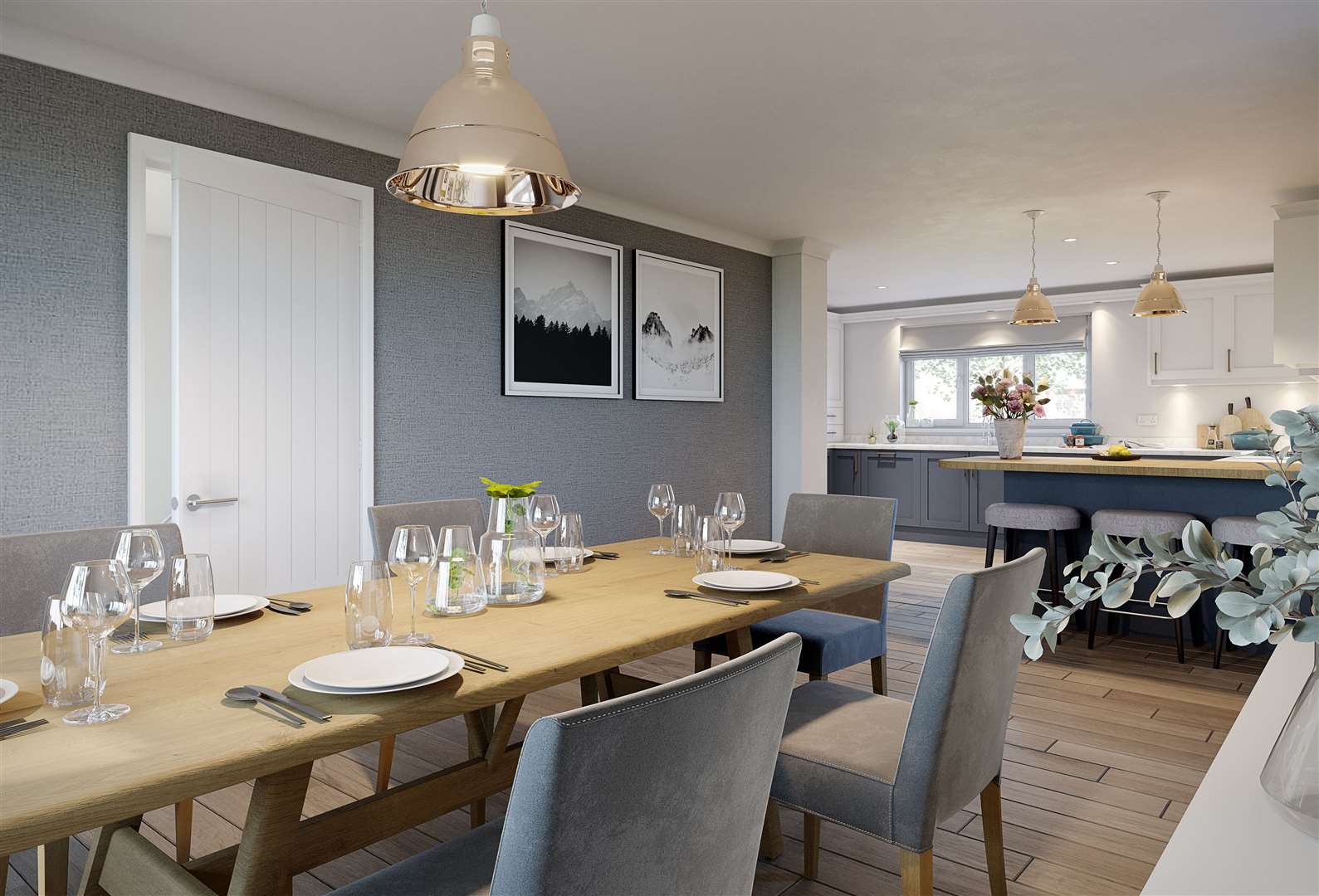 Buyers have been impressed with the contemporary interiors at The Hamlet