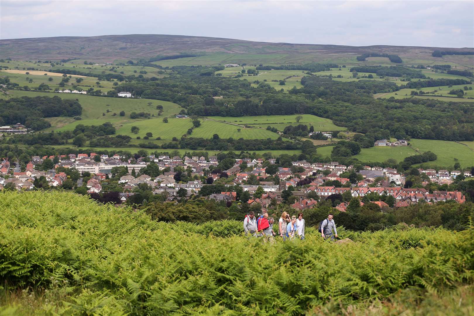 Ilkley Moor attracts thousands of walkers each year (Lynne Cameron/PA)