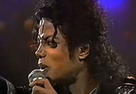 The superstar performing live in London in 1988. Picture: Michael Jackson Live at Wembley DVD/Sony