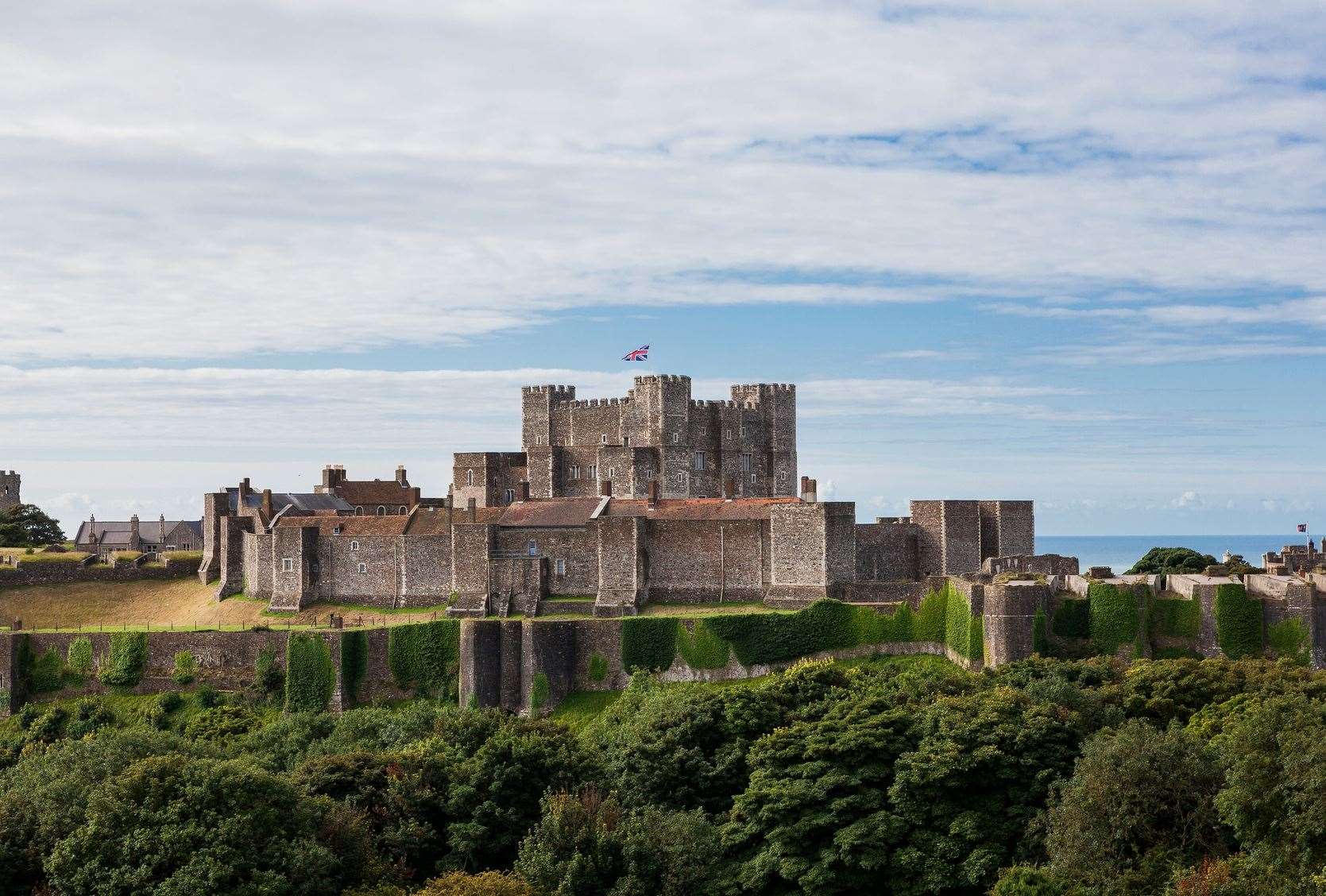 The secret door featuring centuries-old graffiti has been discovered at Dover Castle. Picture: English Heritage