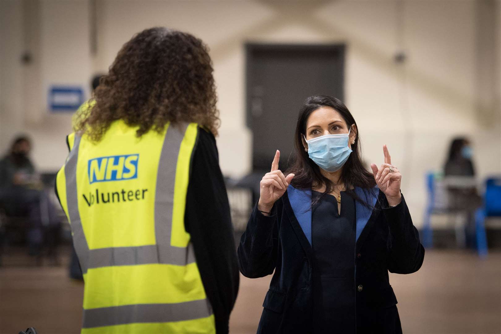 Home Secretary Priti Patel was repeatedly asked to express confidence in Metropolitan Police Commissioner Dame Cressida Dick (Stefan Rousseau/PA)