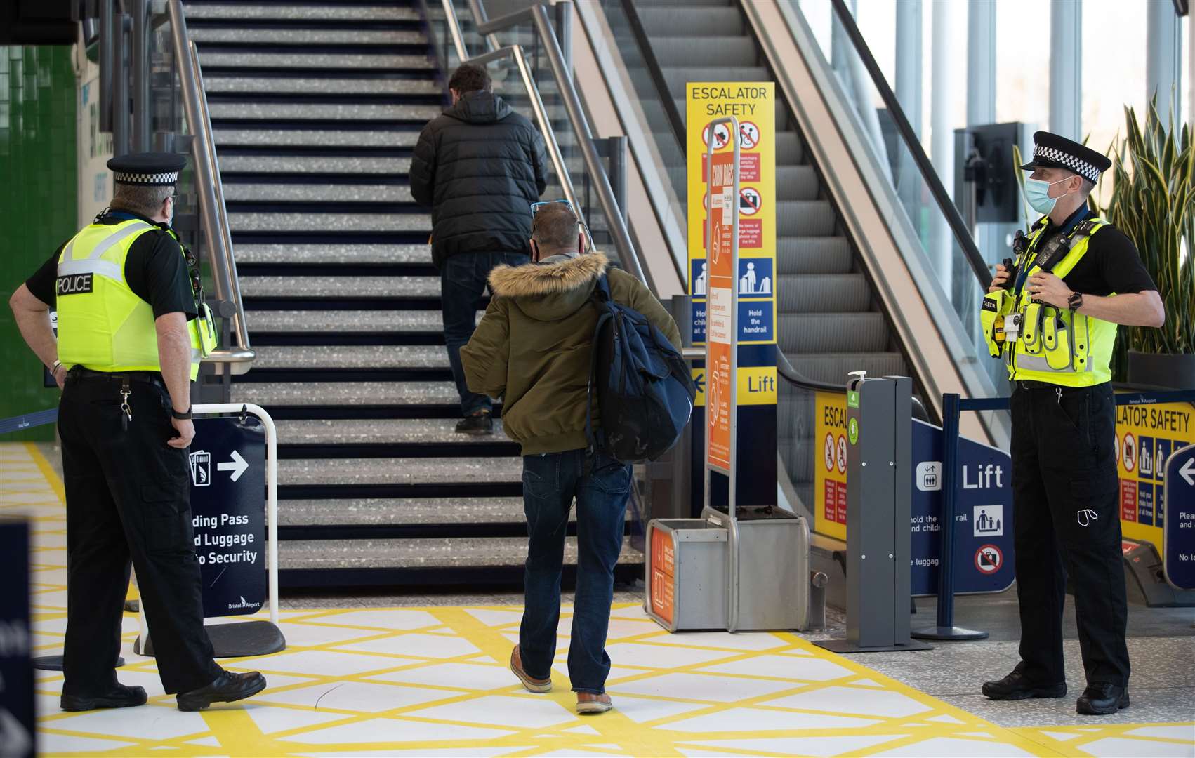 Airport checks are part of the new border measures (Andrew Matthews/PA)