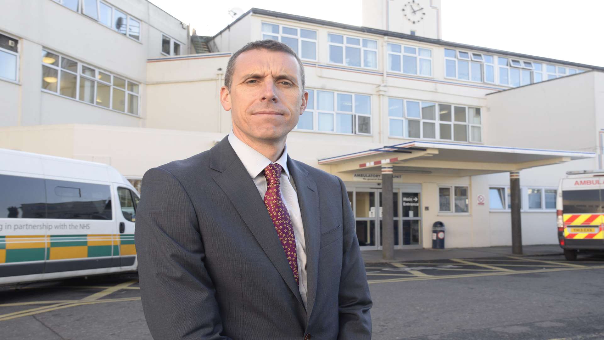 Matthew Kershaw, the chief executive of the east Kent hospitals trust