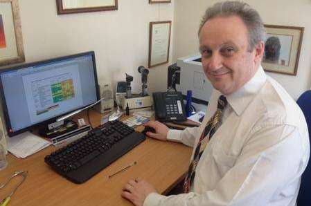 Dr Julian Spinks at his Strood surgery