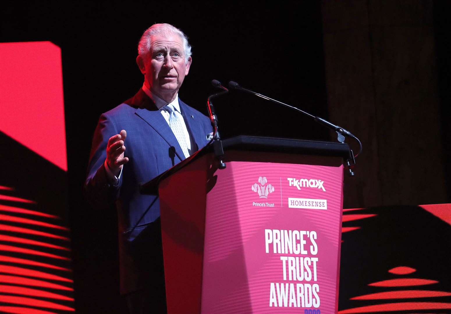 The Prince of Wales speaks at the annual Prince’s Trust Awards (Yui Mok/PA)