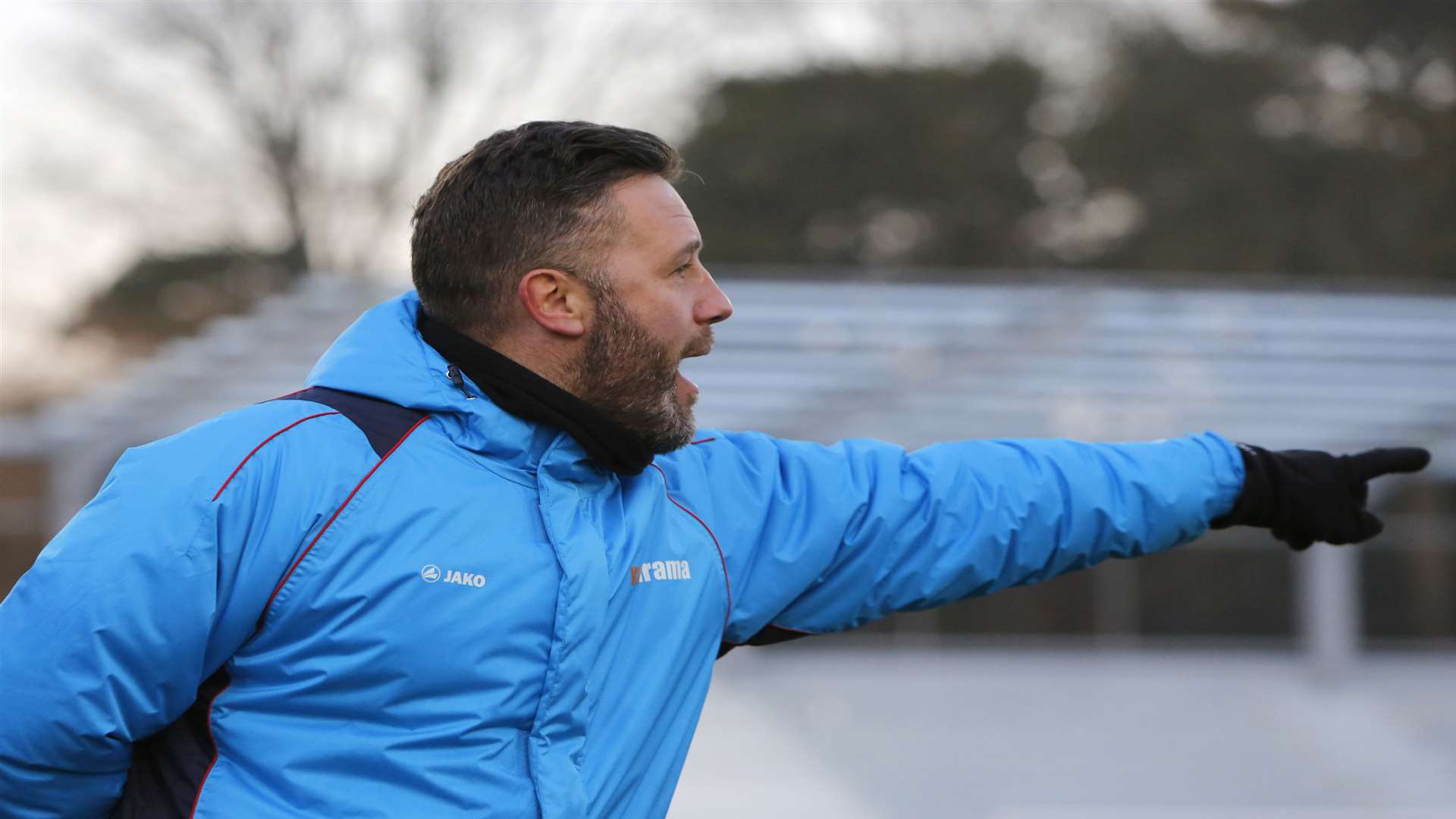 Maidstone manager Jay Saunders Picture: Andy Jones