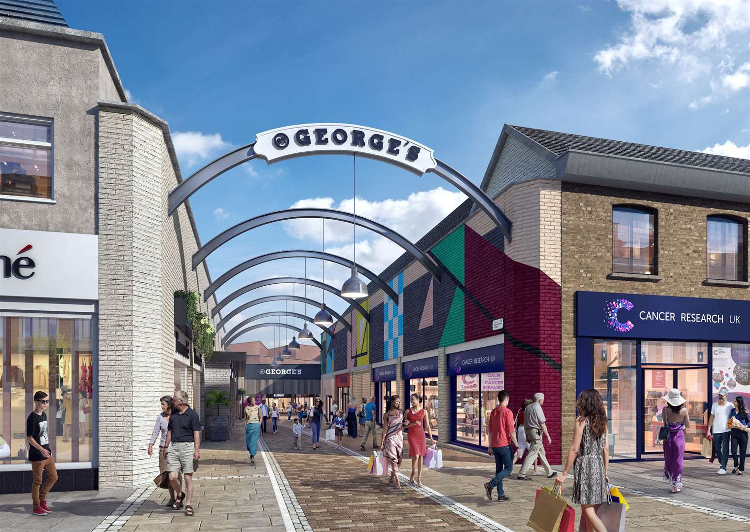 St George's Shopping Centre in Gravesend is nearly finished