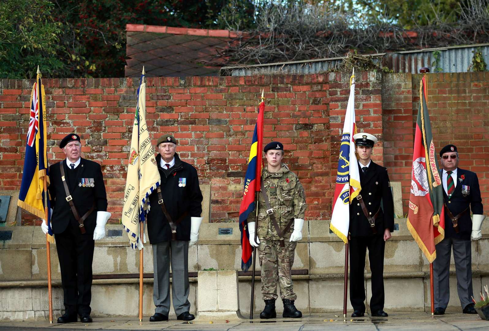 Remembrance Sunday parade in Sittingbourne. Picture: Phil Lee (21044357)